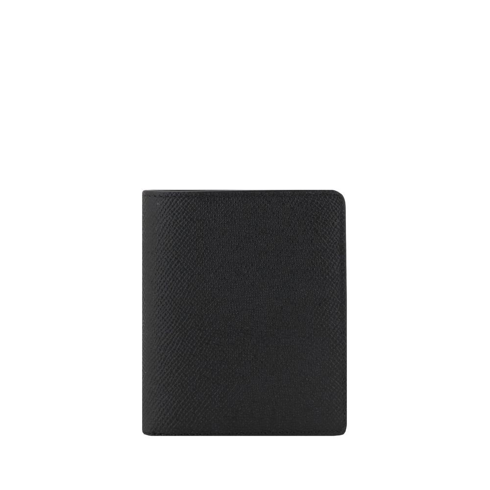 Black Calf Leather Bos Taurus Wallet - TIZZIL