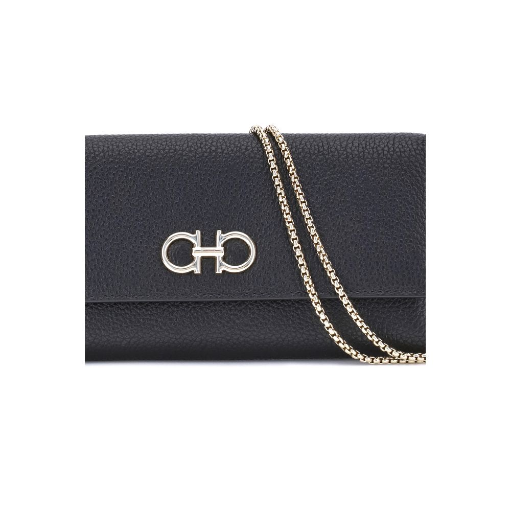 Black Calf Leather Bos Taurus Wallet - TIZZIL