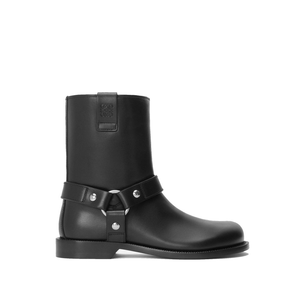 Black Calfskin Ankle Boots - TIZZIL