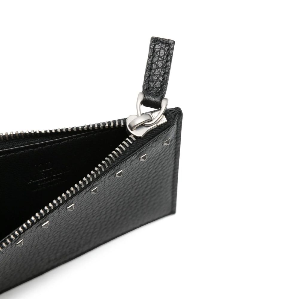 Black Calfskin Cardholder - TIZZIL