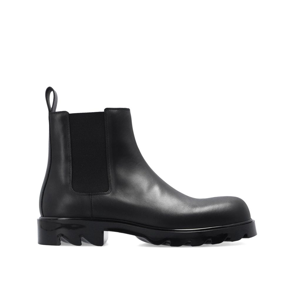 Black Calfskin Chelsea Boots - TIZZIL
