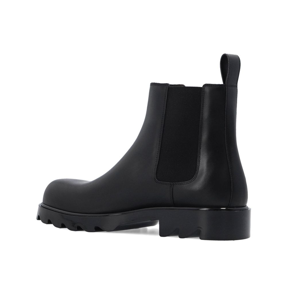 Black Calfskin Chelsea Boots - TIZZIL