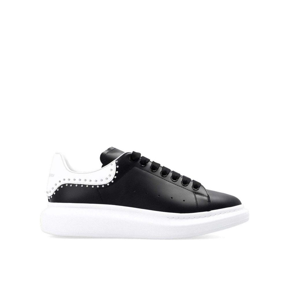 Black Calfskin Chunky Sneakers - TIZZIL