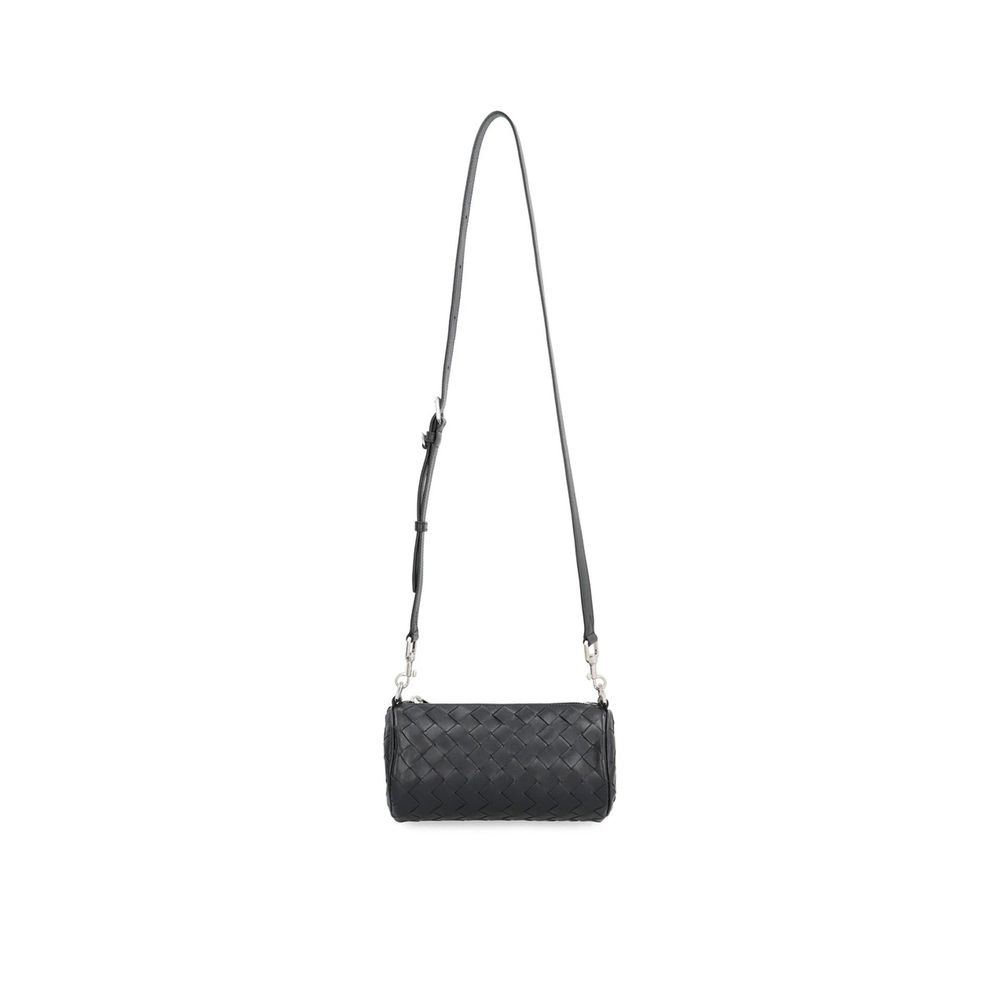 Black Calfskin Crossbody Bag - TIZZIL