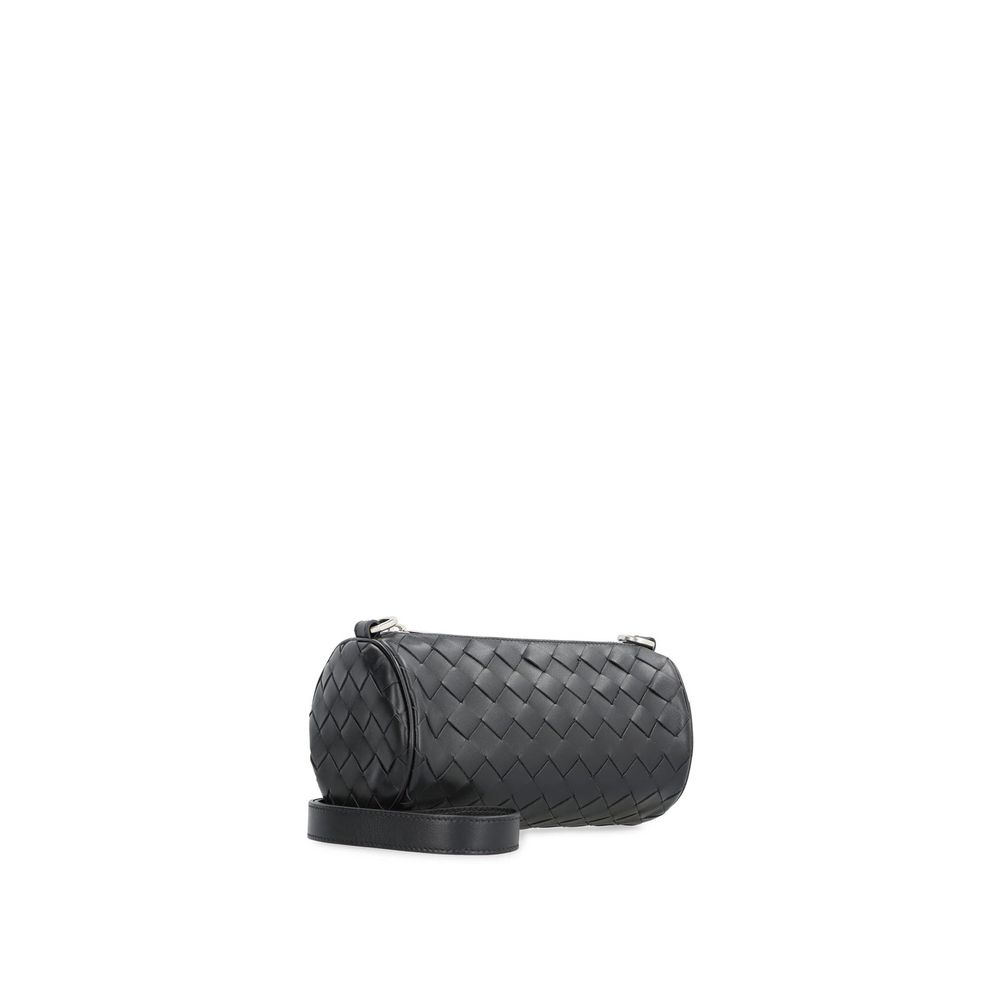 Black Calfskin Crossbody Bag - TIZZIL