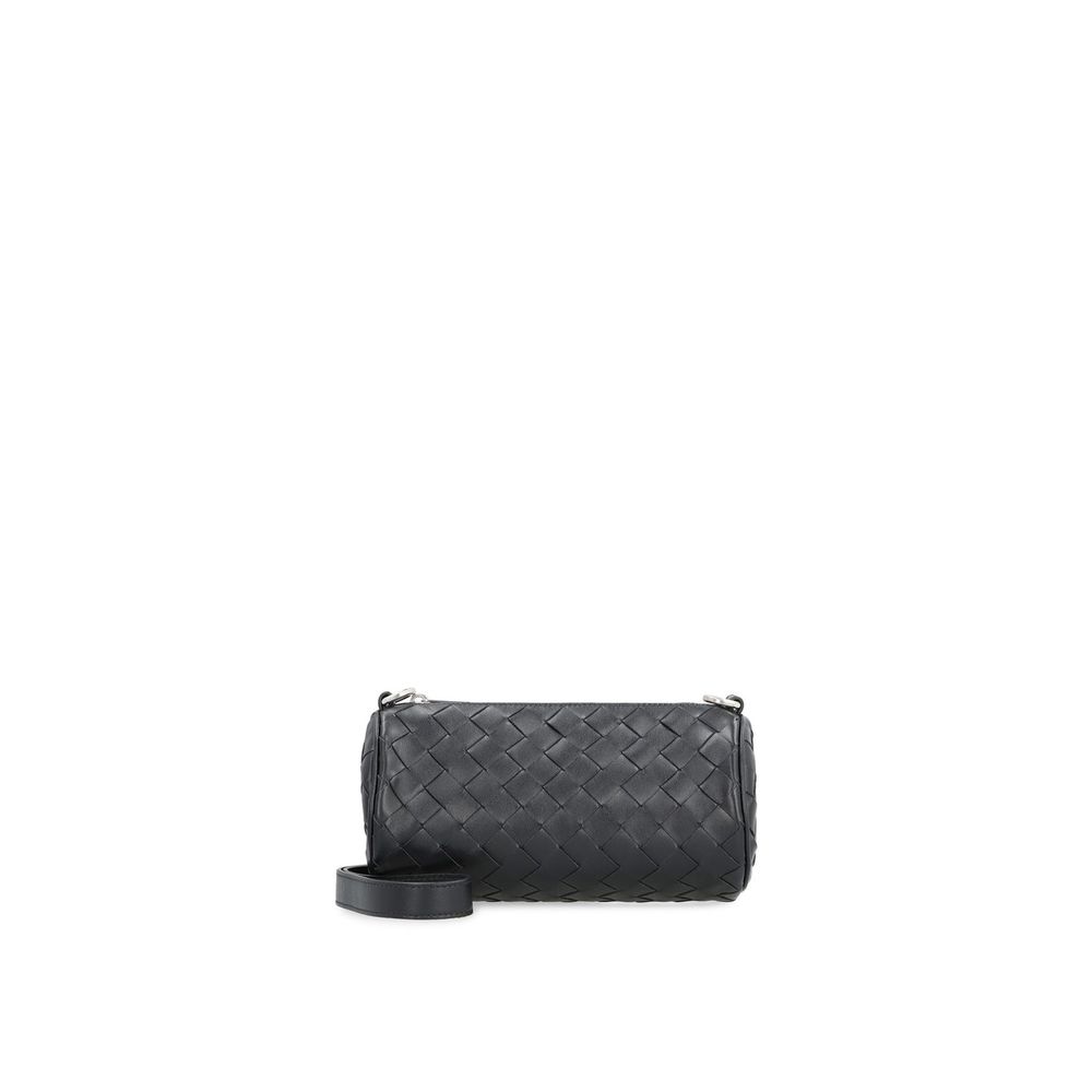 Black Calfskin Crossbody Bag - TIZZIL
