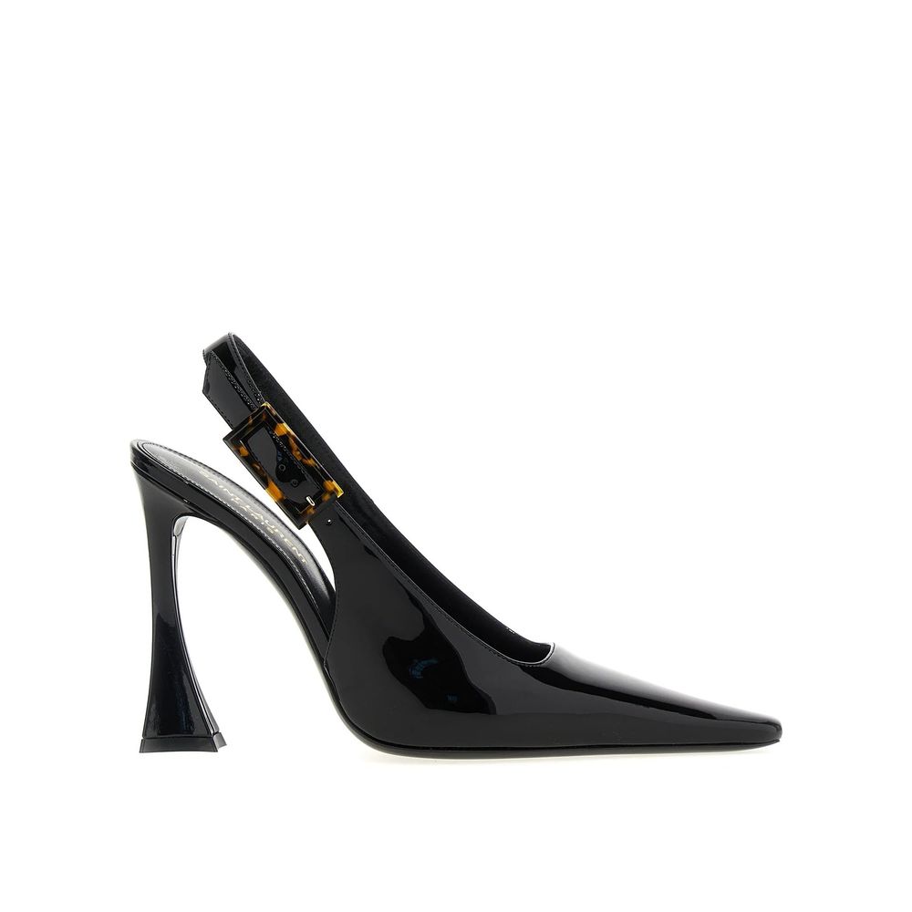 Black Calfskin High Heel Pumps - TIZZIL