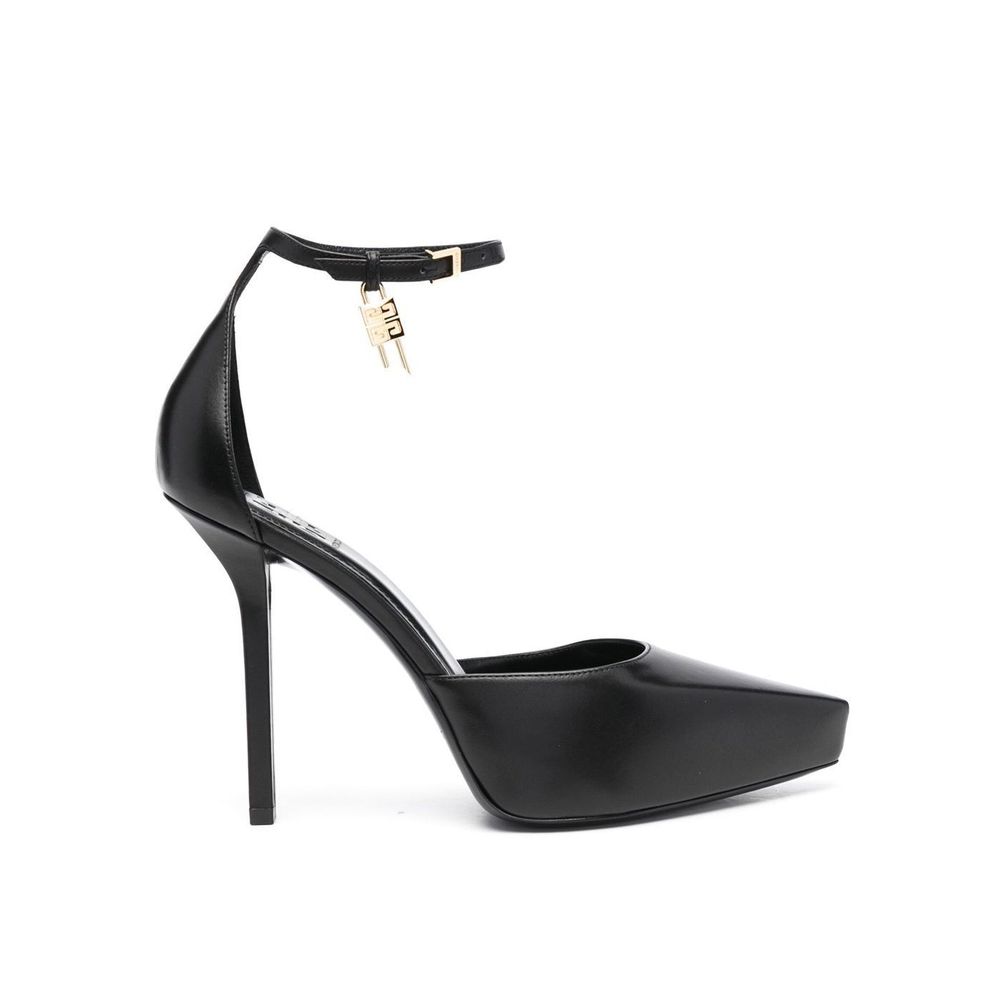 Black Calfskin High Heel Pumps - TIZZIL