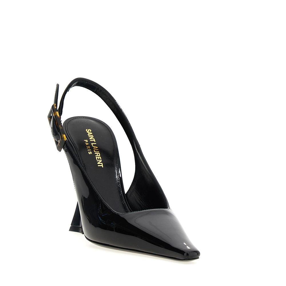 Black Calfskin High Heel Pumps - TIZZIL