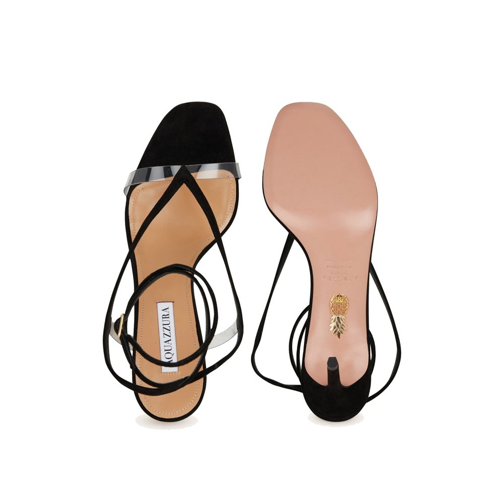 Black Calfskin High Heel Pumps - TIZZIL