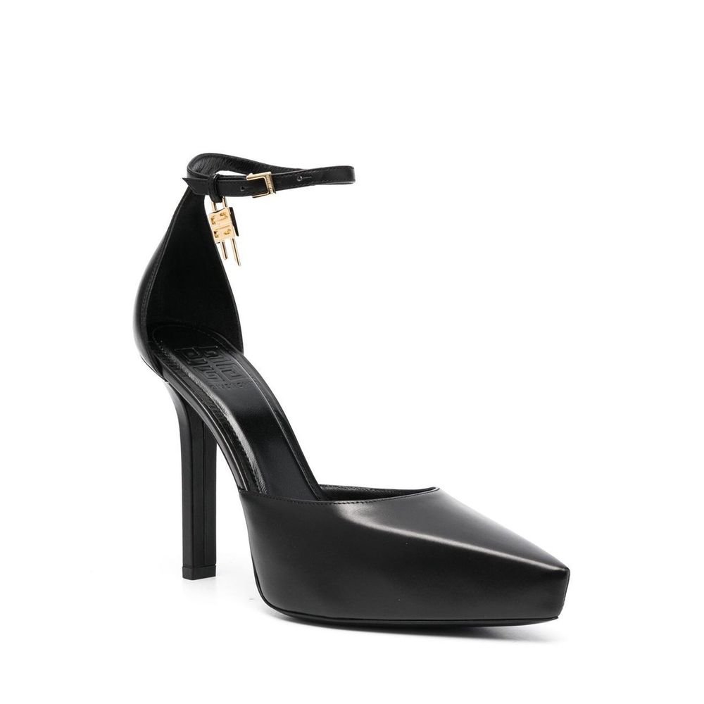 Black Calfskin High Heel Pumps - TIZZIL