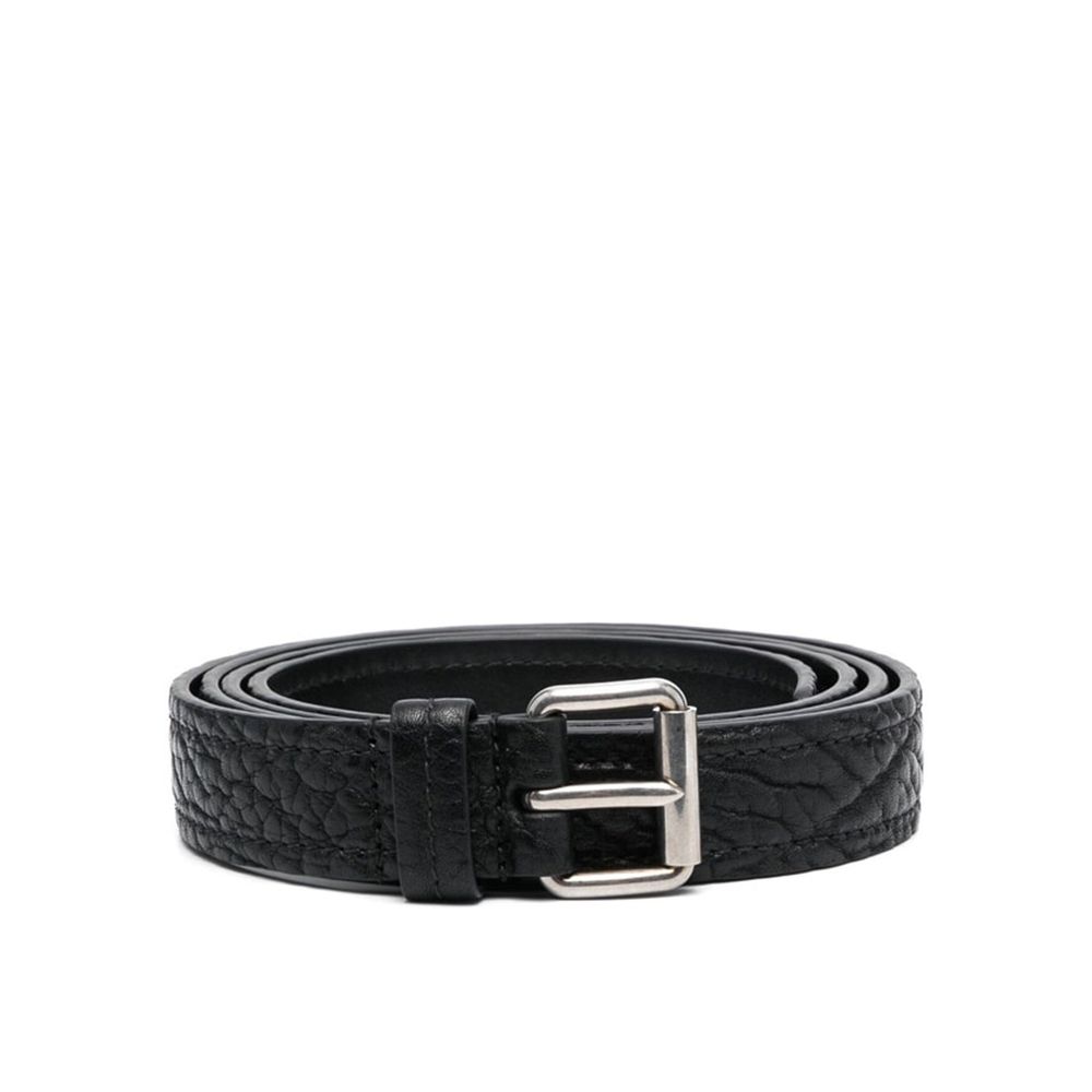 Black Calfskin Regular Belt - TIZZIL
