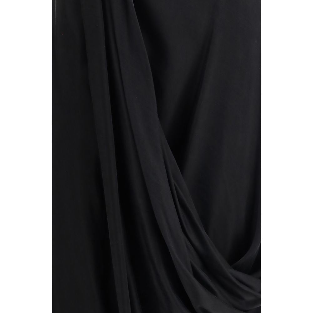 Black Copper Midi Skirt - TIZZIL