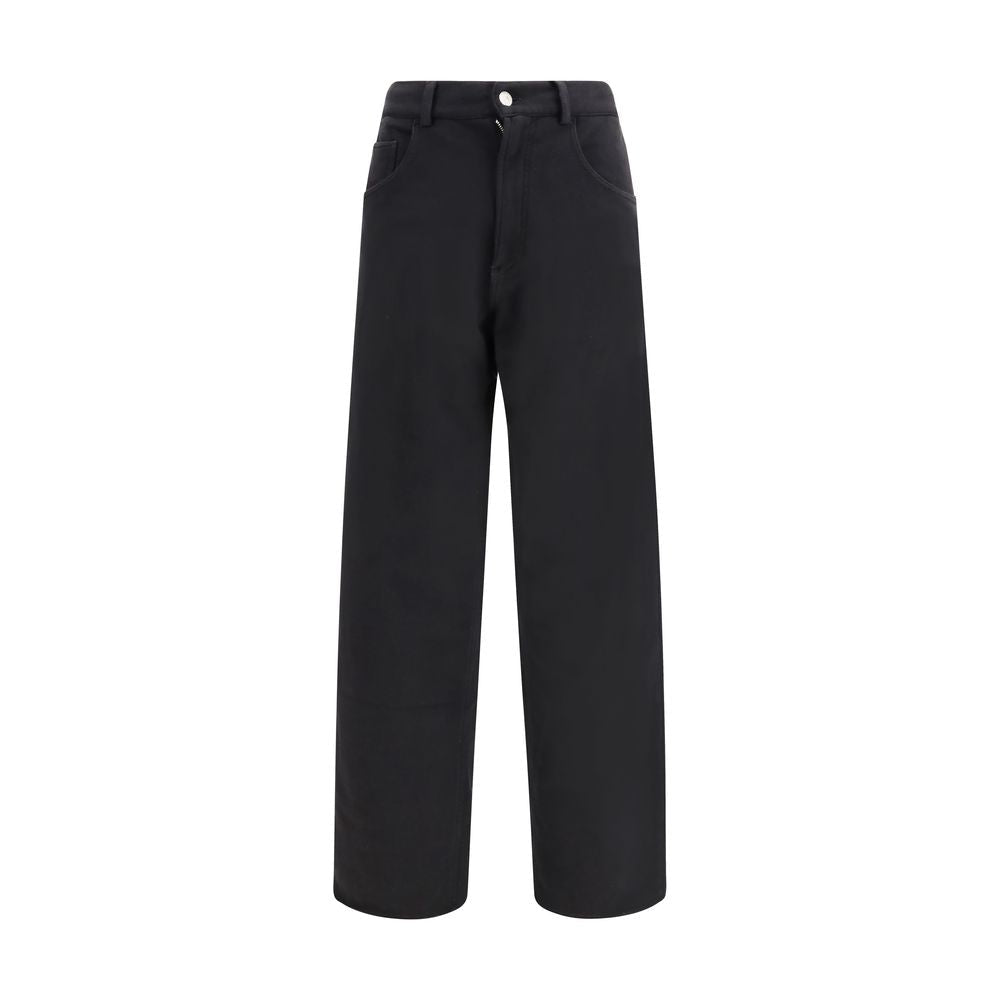 Black Cotton Athletic Pants - TIZZIL