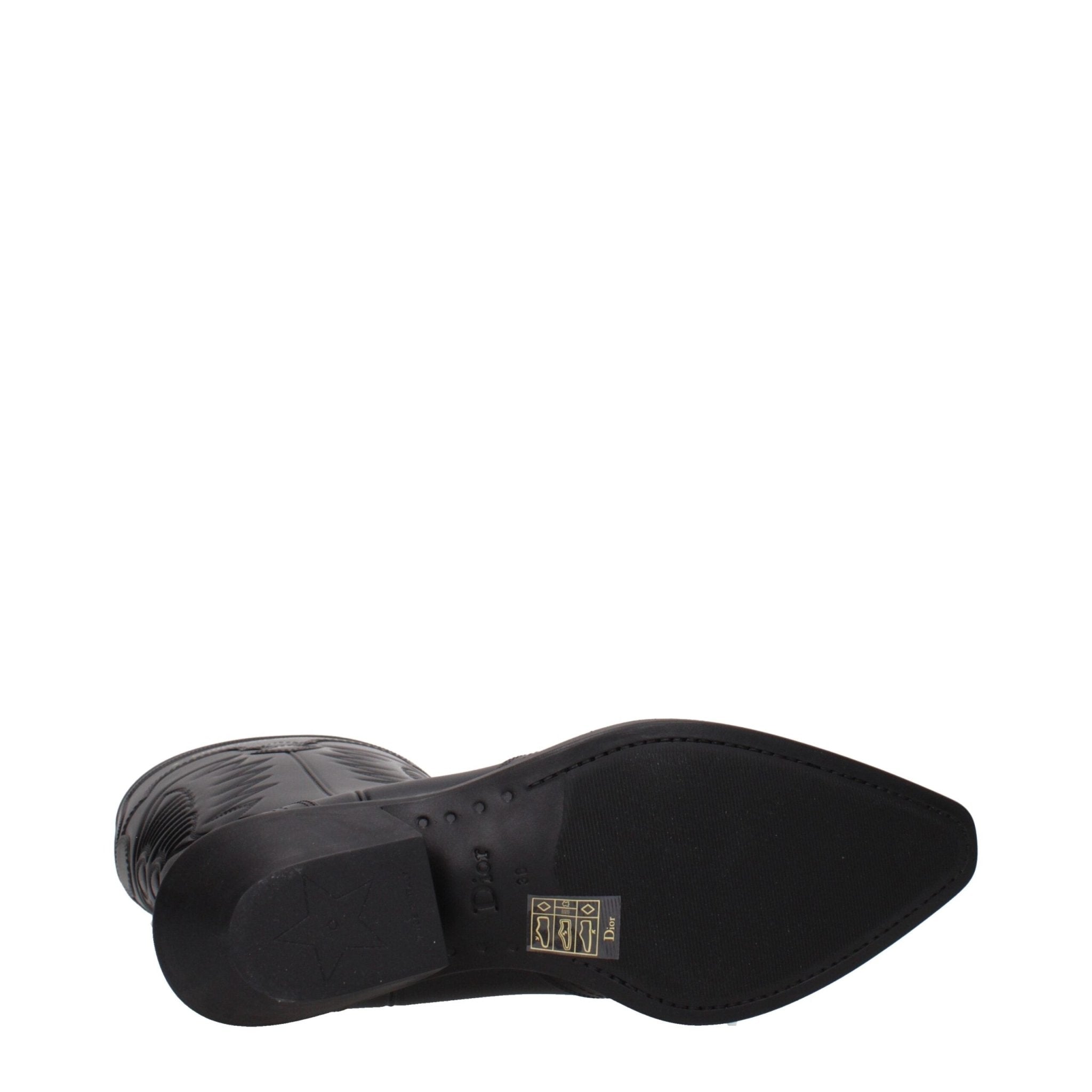 Black Cotton Boots - TIZZIL