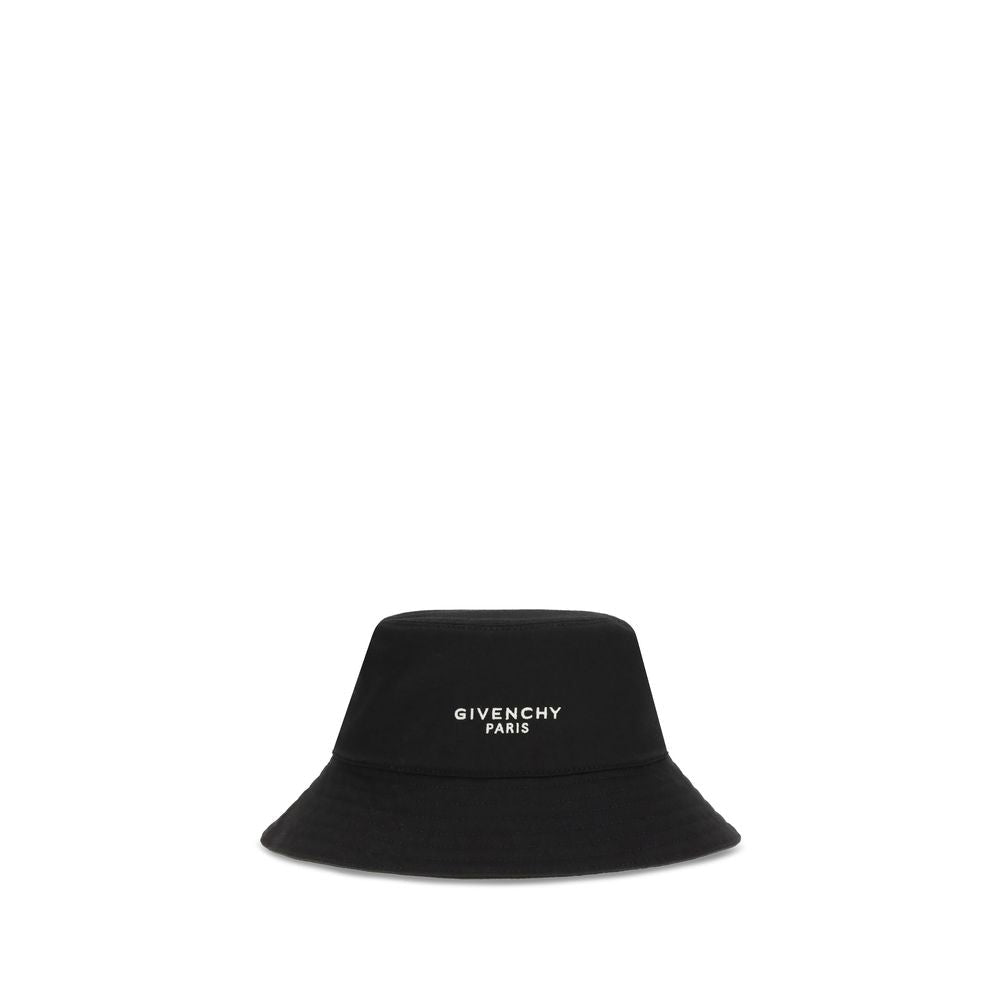Black Cotton Bucket Hat - TIZZIL