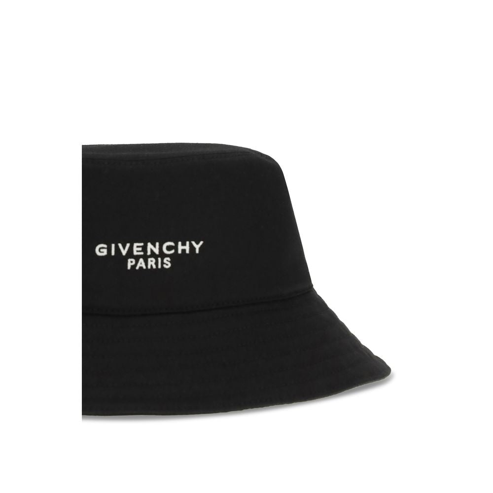 Black Cotton Bucket Hat - TIZZIL