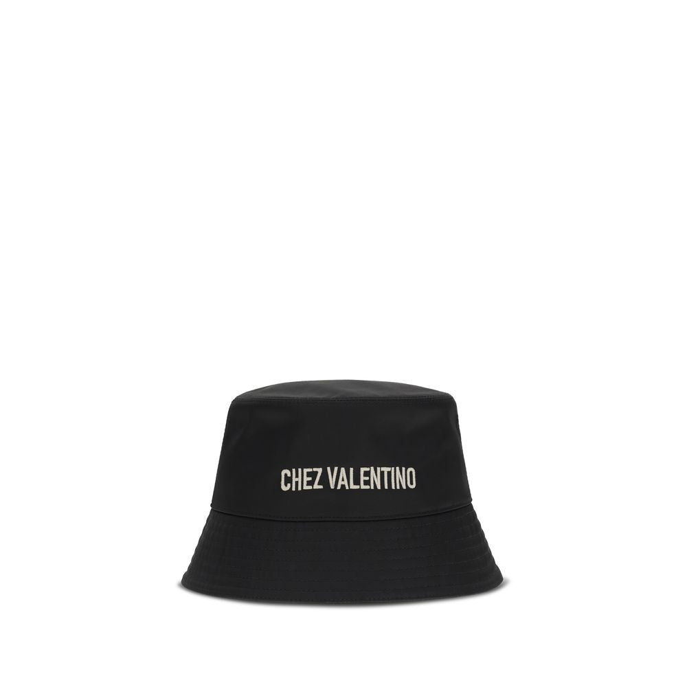Black Cotton Bucket Hat - TIZZIL