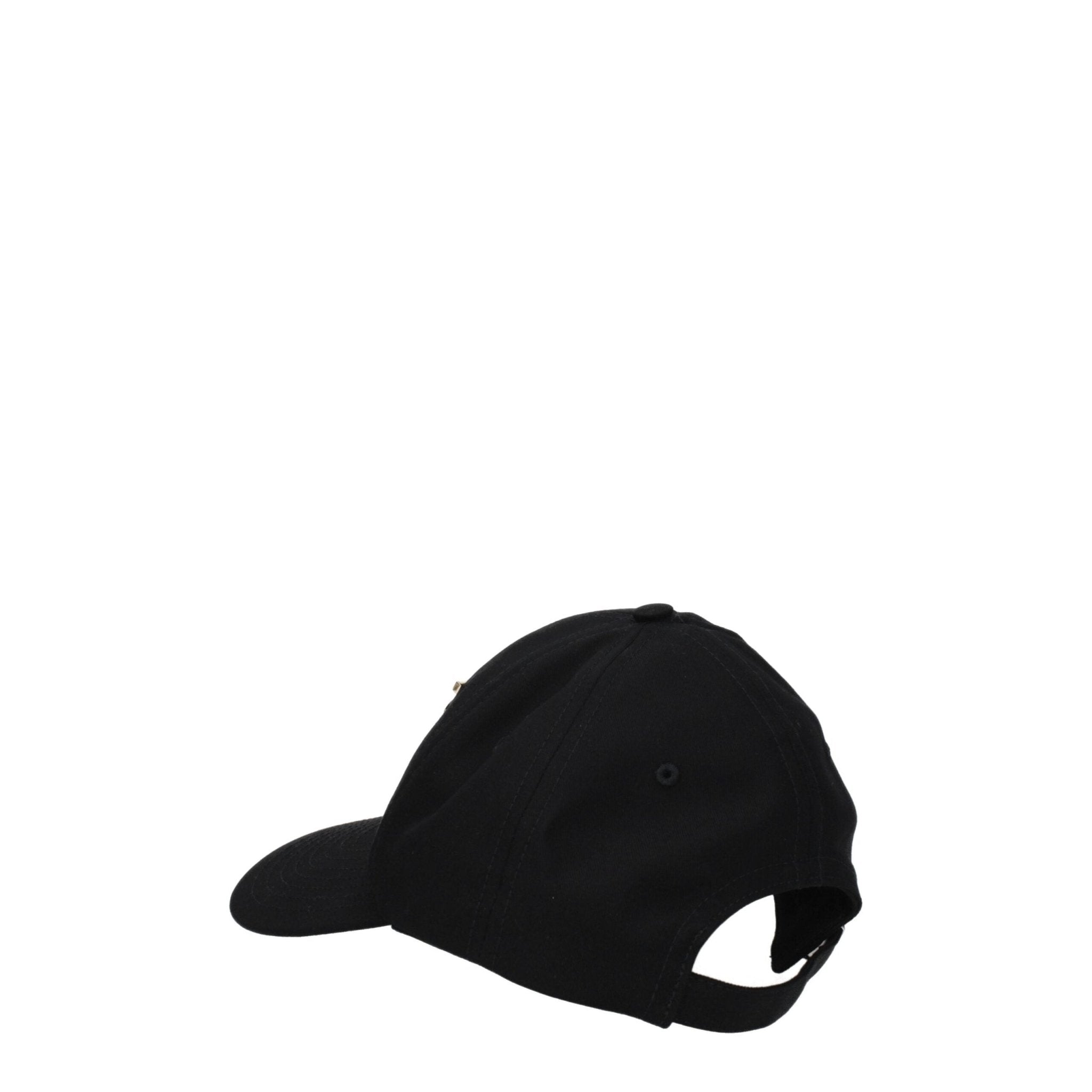 Black Cotton Cap (Baseball Hat) - TIZZIL
