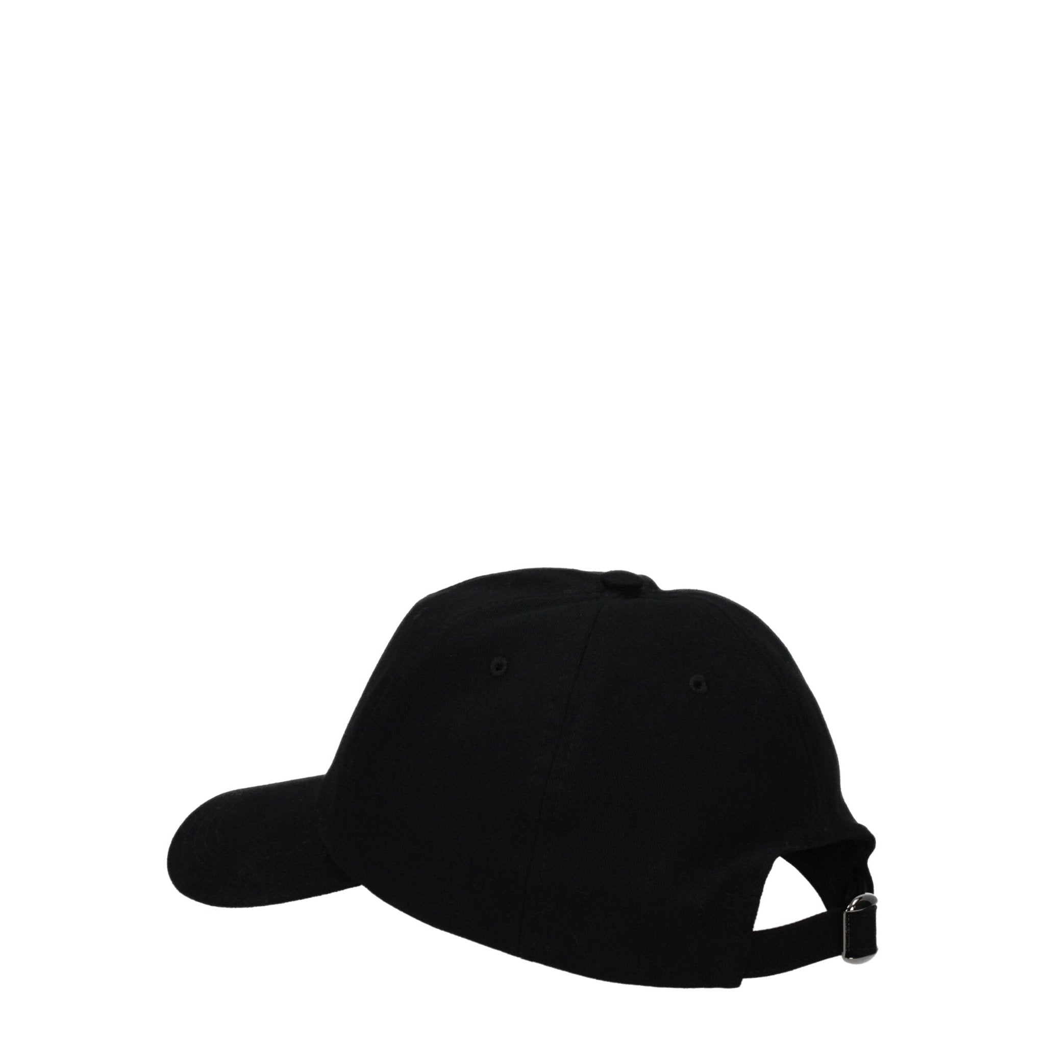 Black Cotton Cap (Baseball Hat) - TIZZIL
