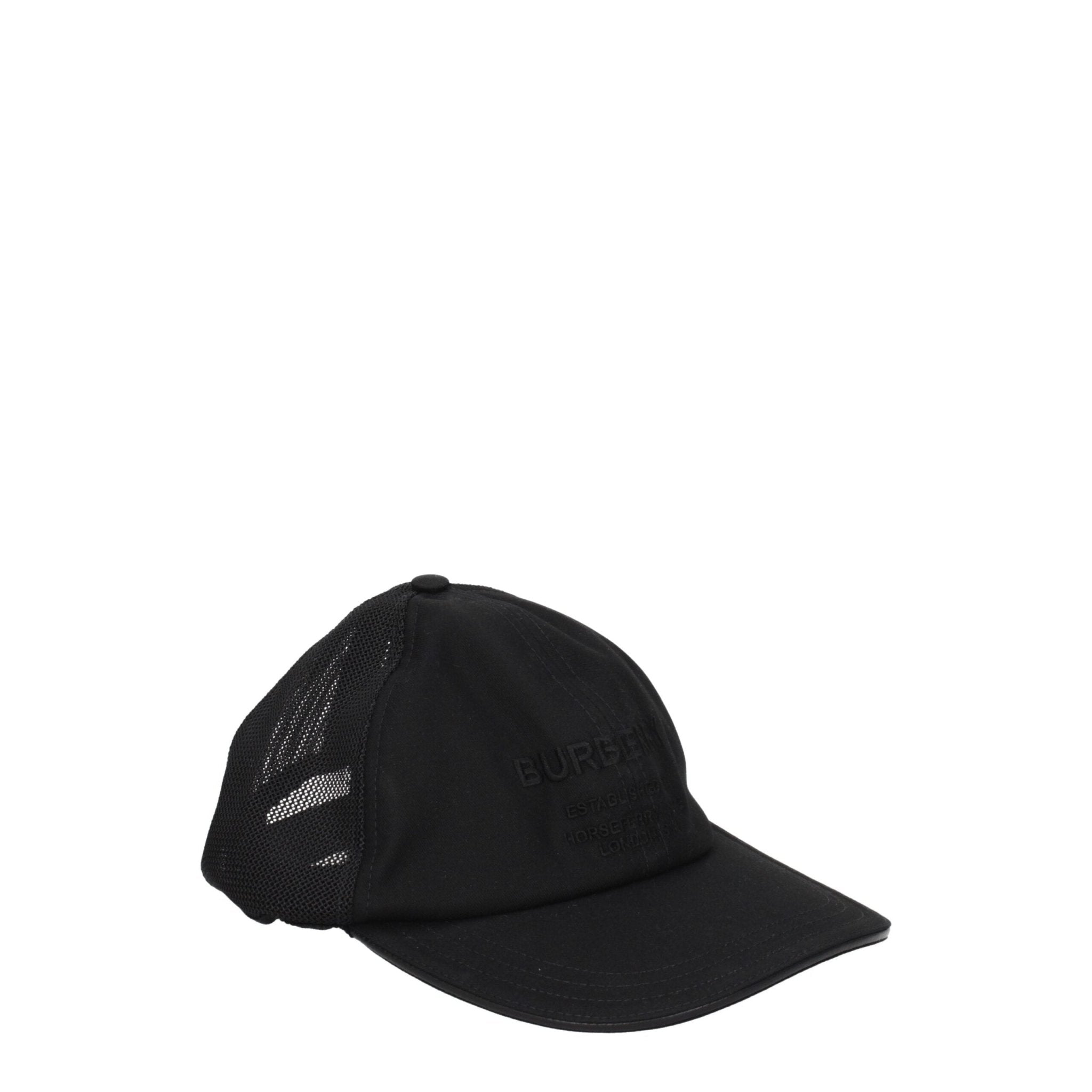 Black Cotton Cap (Baseball Hat) - TIZZIL