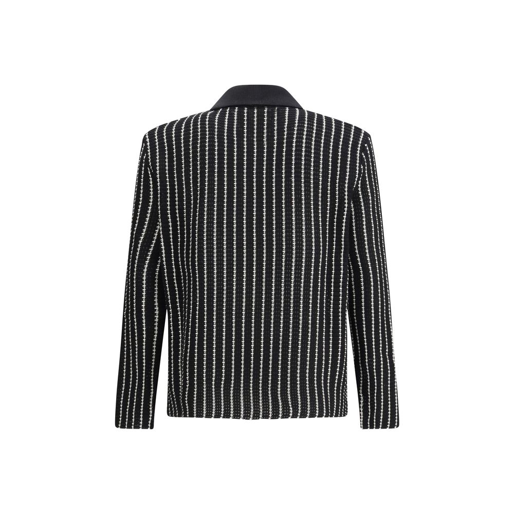 Black Cotton Cardigan - TIZZIL