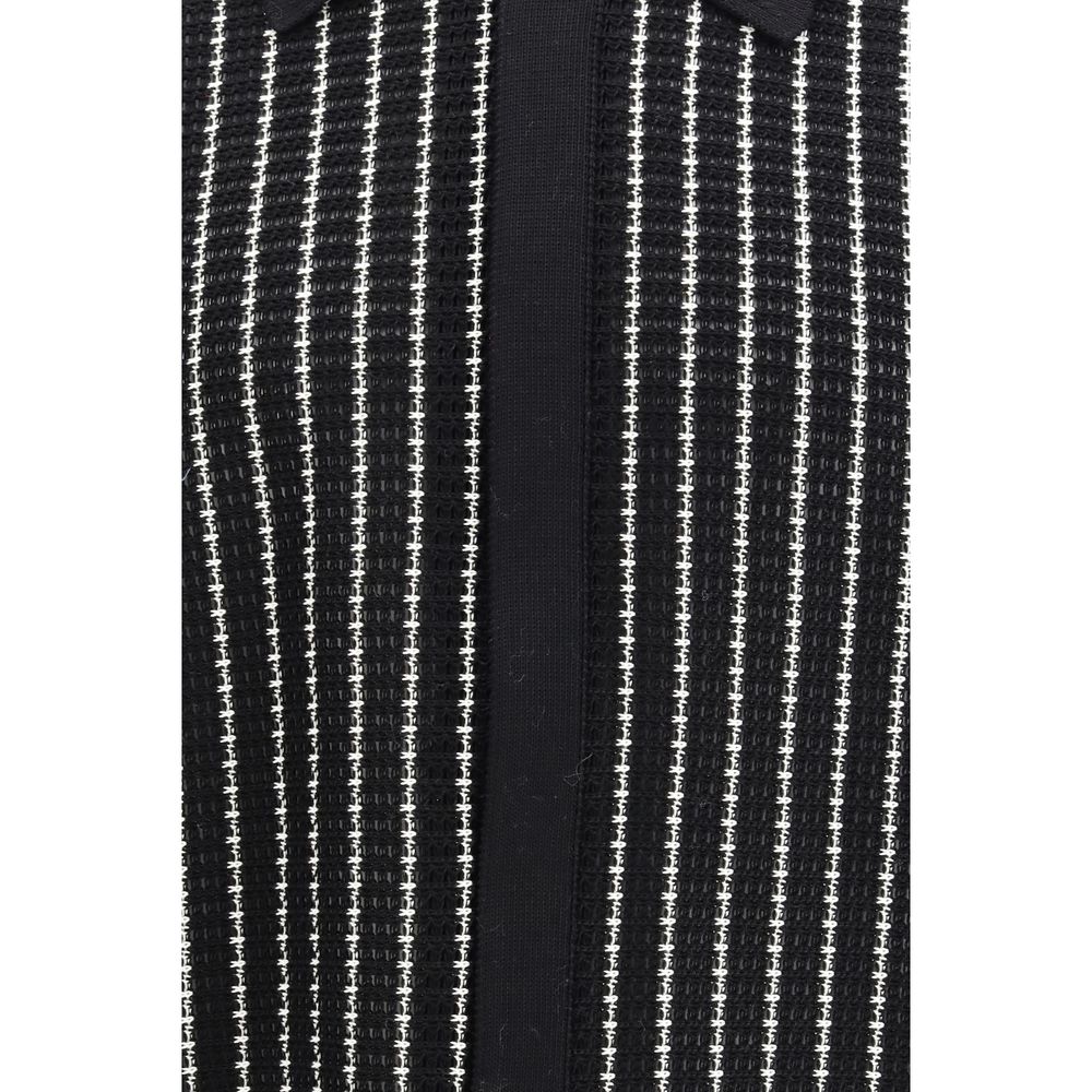 Black Cotton Cardigan - TIZZIL