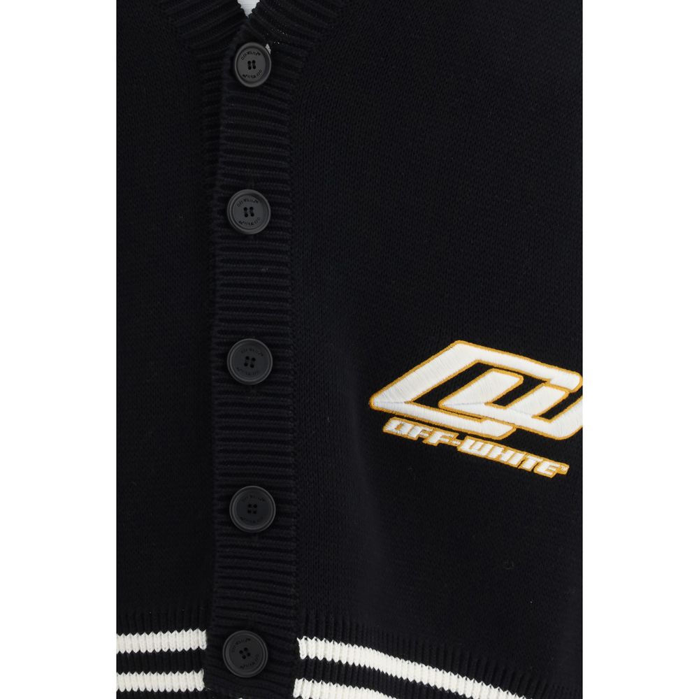 Black Cotton Cardigan - TIZZIL