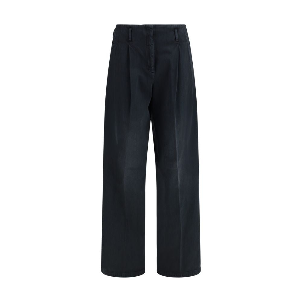Black Cotton Jeans Denim - TIZZIL