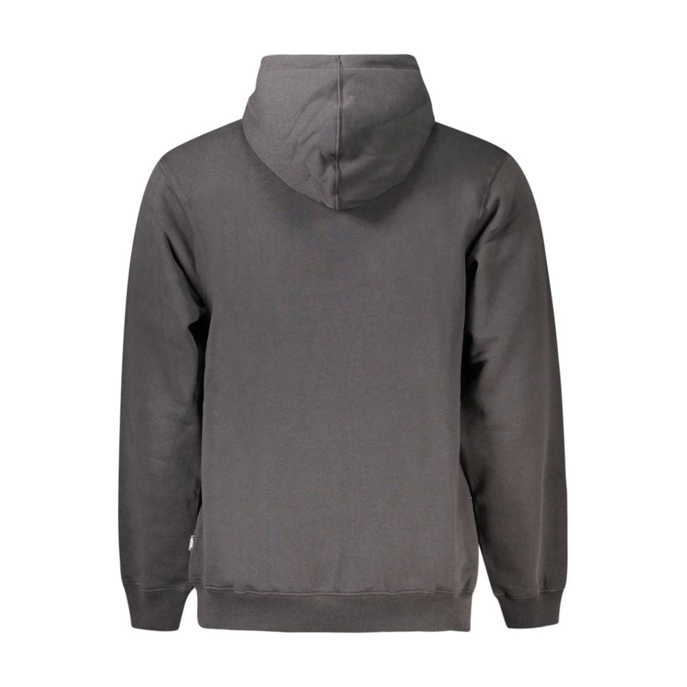 Black Cotton Men's Hoodie - TIZZIL