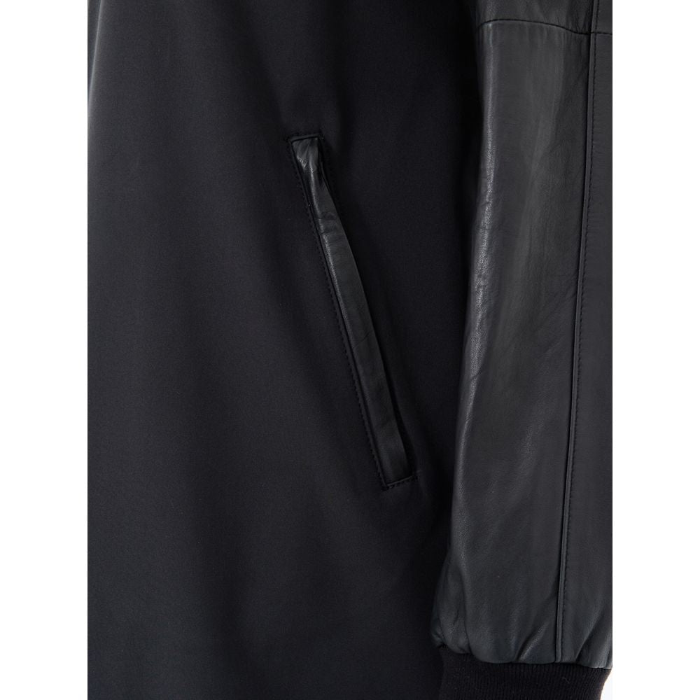 Black Cotton Parka - TIZZIL