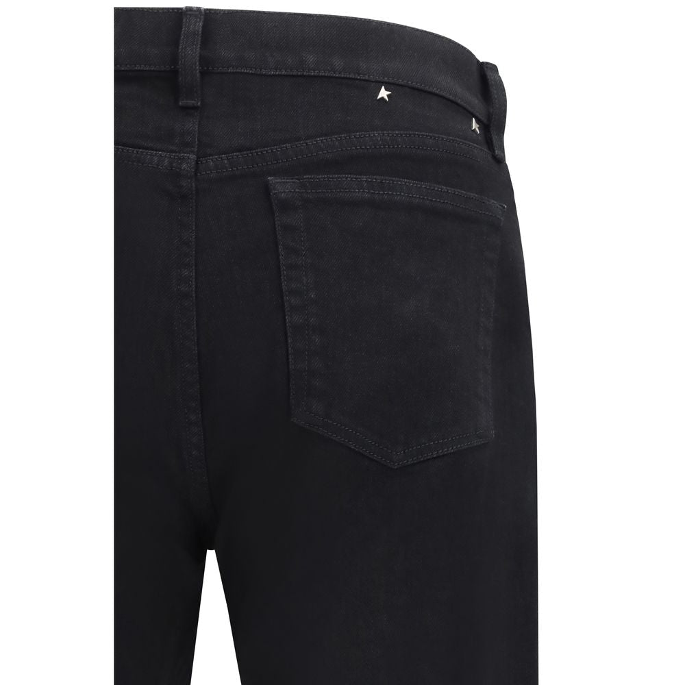 Black Cotton Slim Fit Jeans - TIZZIL