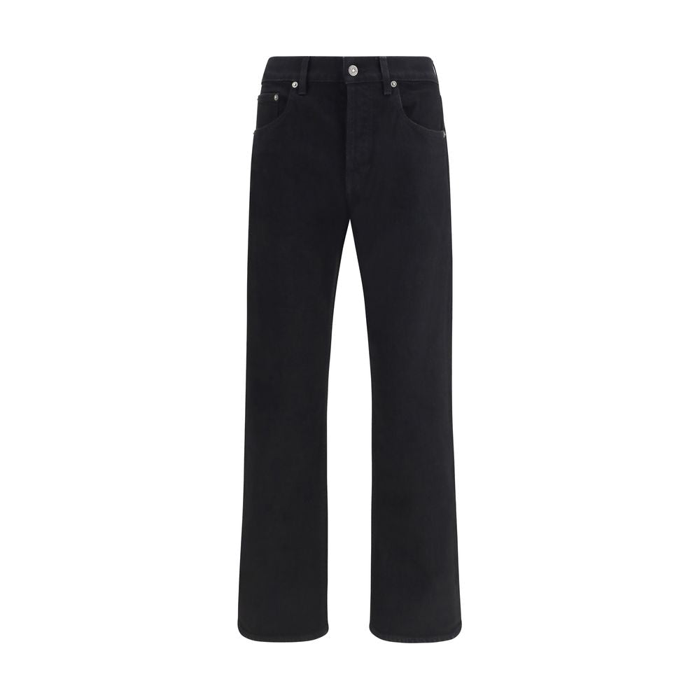Black Cotton Slim Fit Jeans - TIZZIL