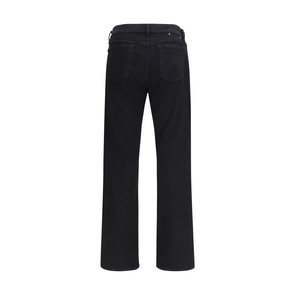 Black Cotton Slim Fit Jeans - TIZZIL