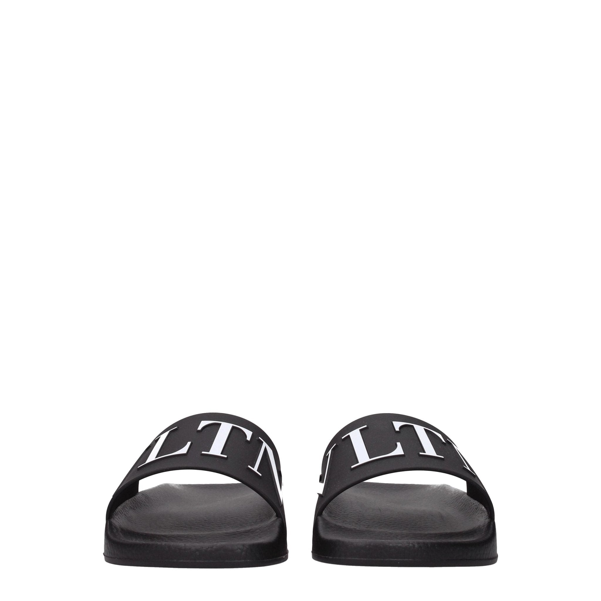 Black Cotton Slippers - TIZZIL