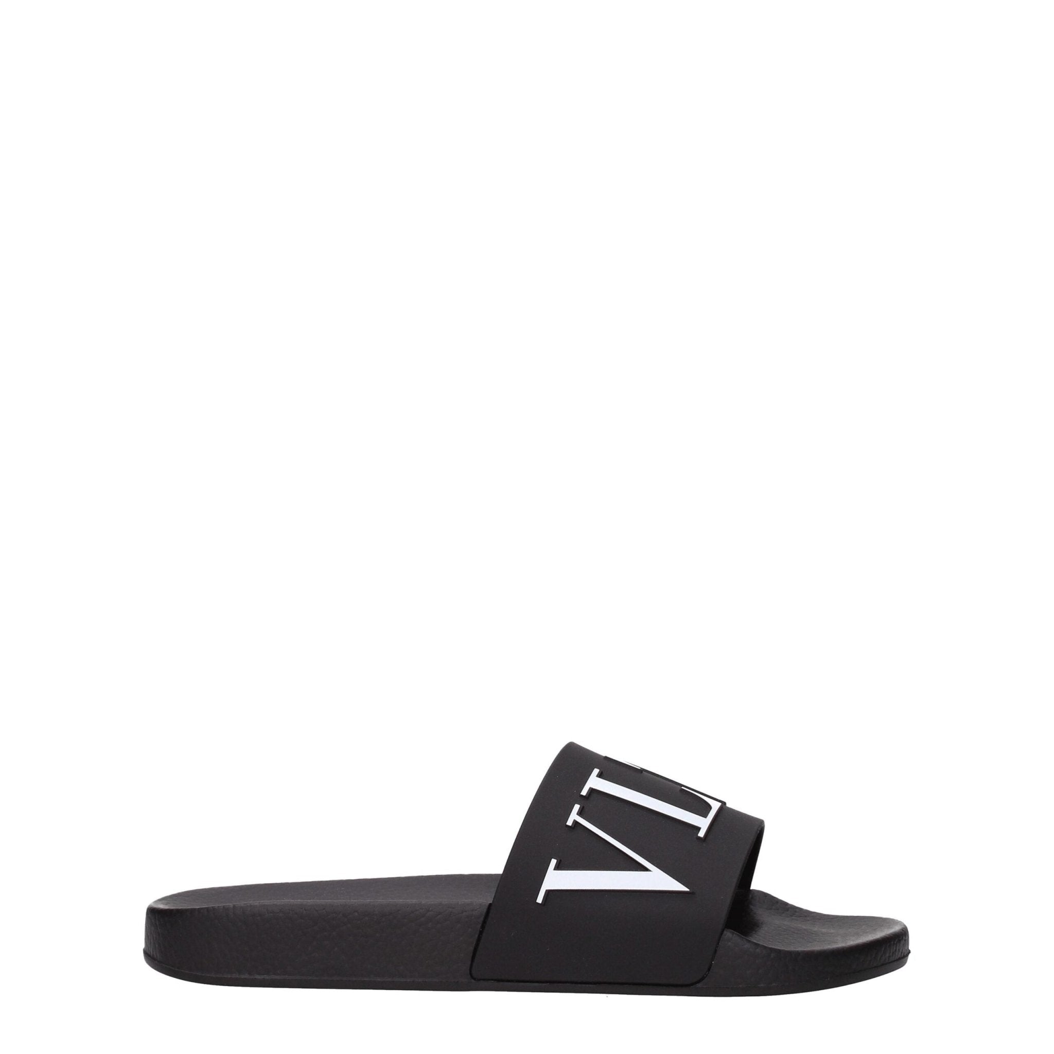 Black Cotton Slippers - TIZZIL