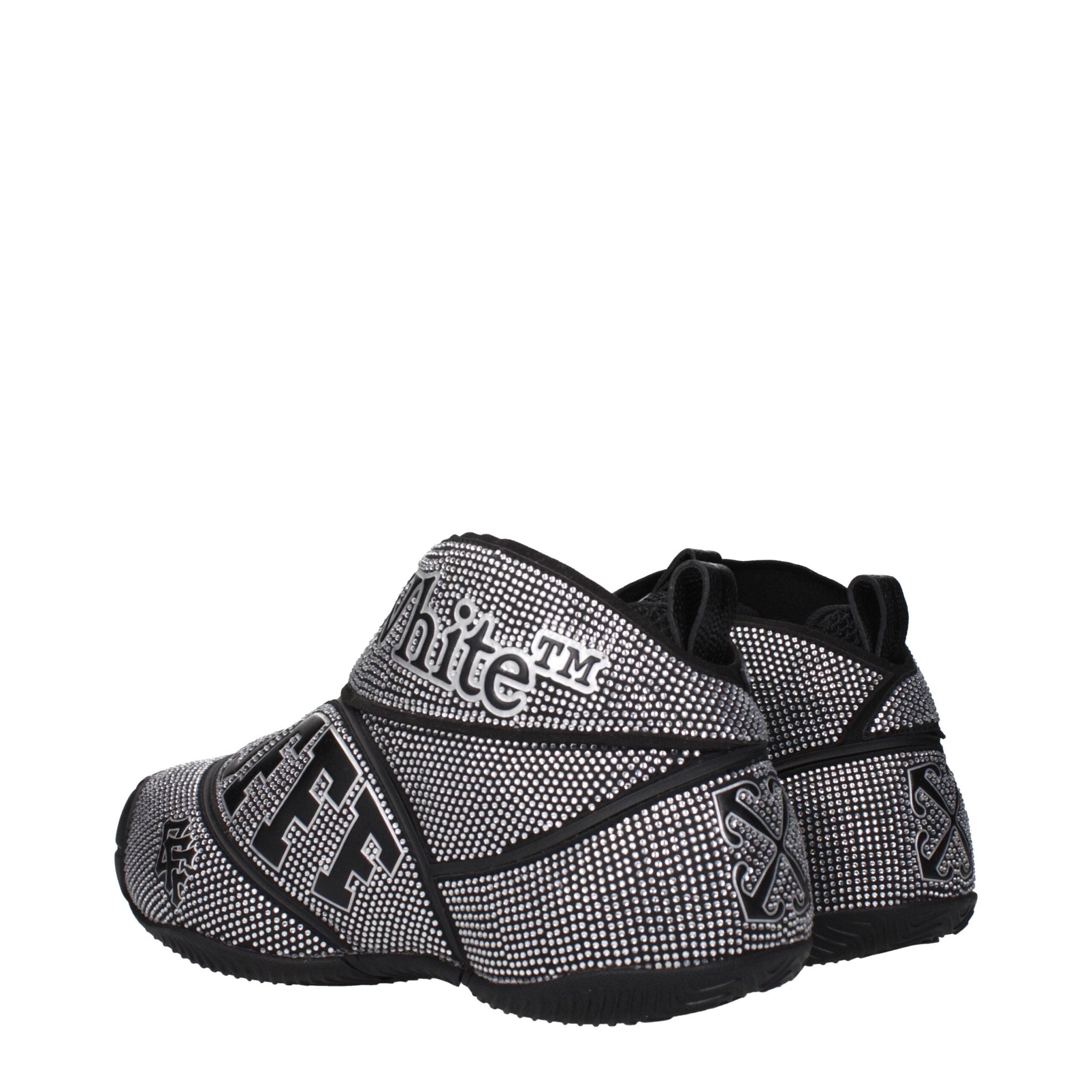 Black Cotton Sneakers - TIZZIL