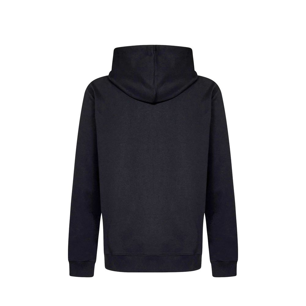 Black Cotton Sweatshirt - TIZZIL