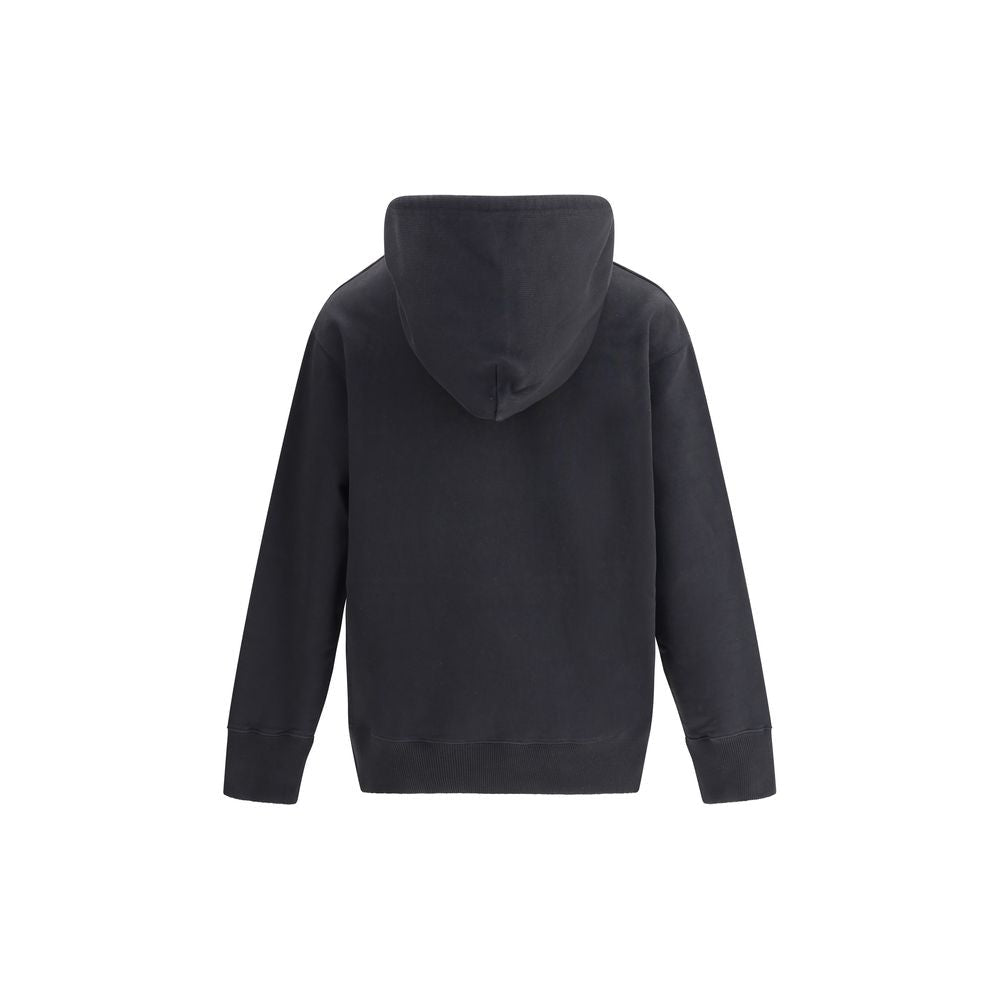 Black Cotton Sweatshirt - TIZZIL