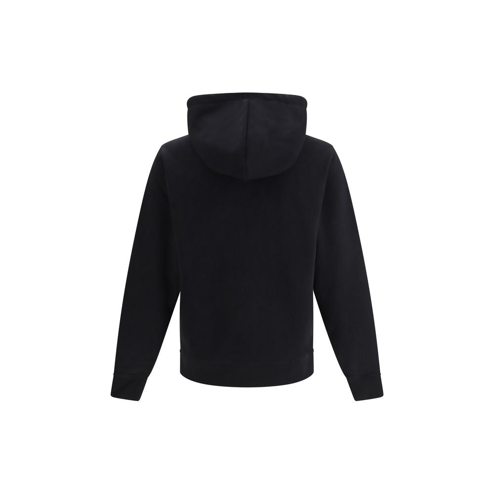 Black Cotton Sweatshirt - TIZZIL
