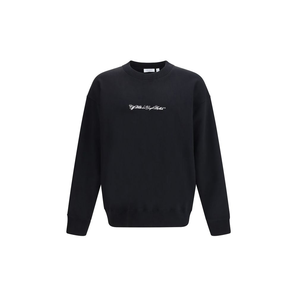 Black Cotton Sweatshirt - TIZZIL