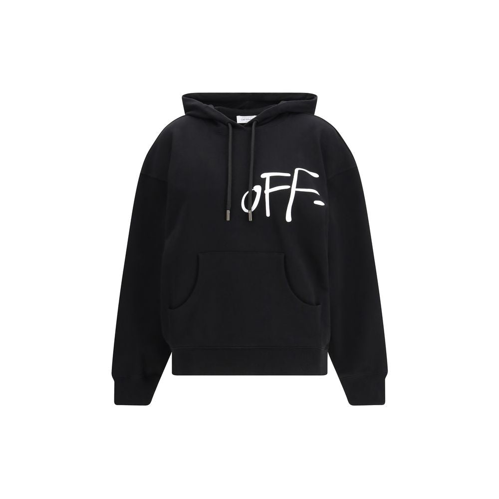 Black Cotton Sweatshirt - TIZZIL