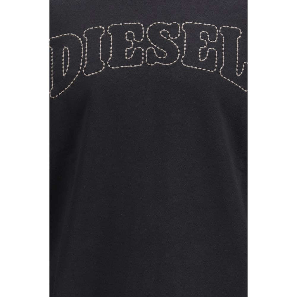 Black Cotton Sweatshirt - TIZZIL