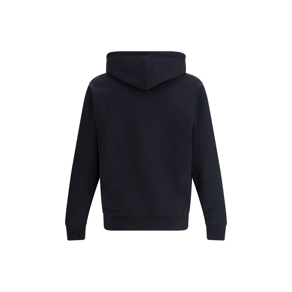 Black Cotton Sweatshirt - TIZZIL