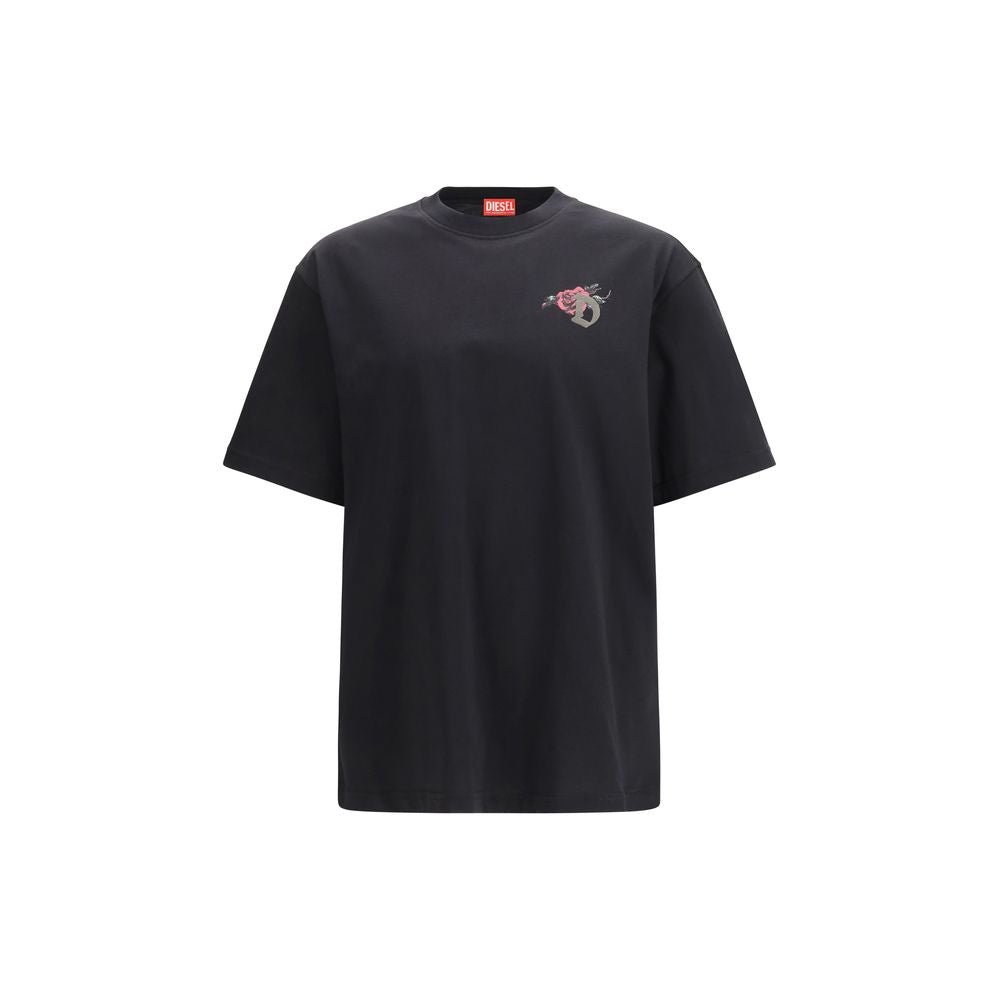 Black Cotton T-Shirt - TIZZIL