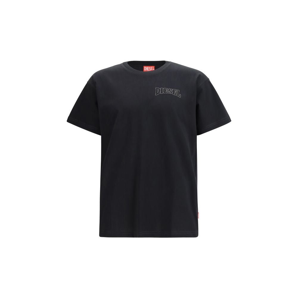 Black Cotton T-Shirt - TIZZIL