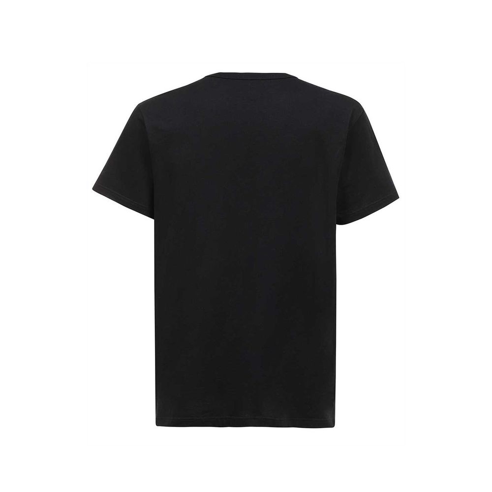 Black Cotton T-Shirt - TIZZIL