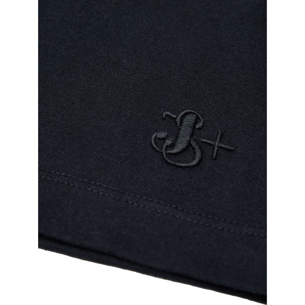 Black Cotton T-Shirt - TIZZIL