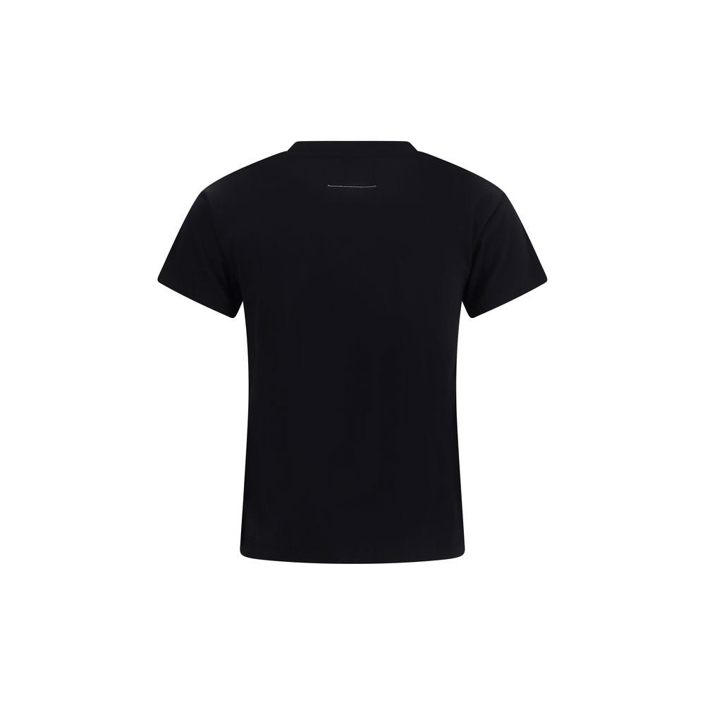 Black Cotton T-Shirt - TIZZIL