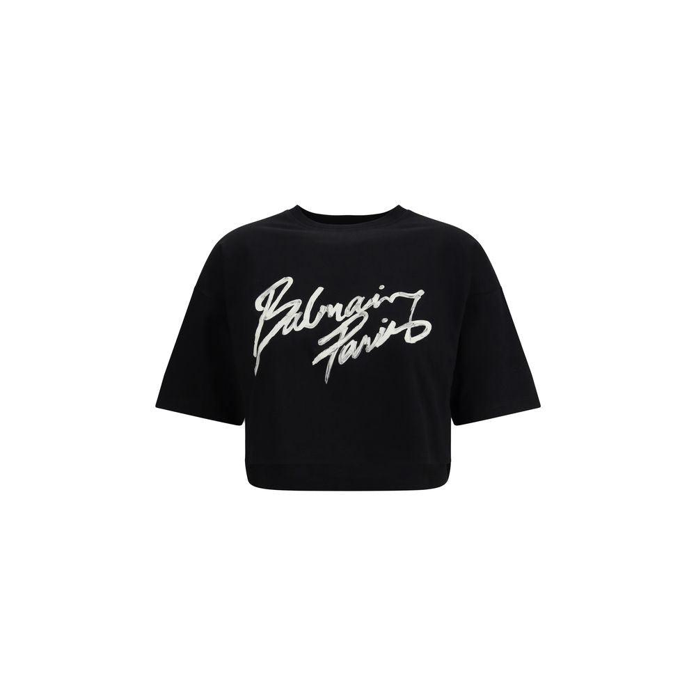 Black Cotton T-Shirt - TIZZIL